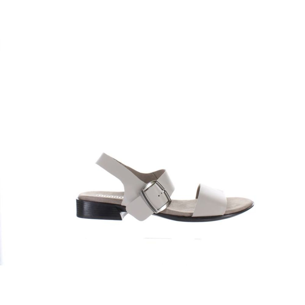 Munro Womens Cleo Bone Ankle Strap Heels Size 9 Wide never worn